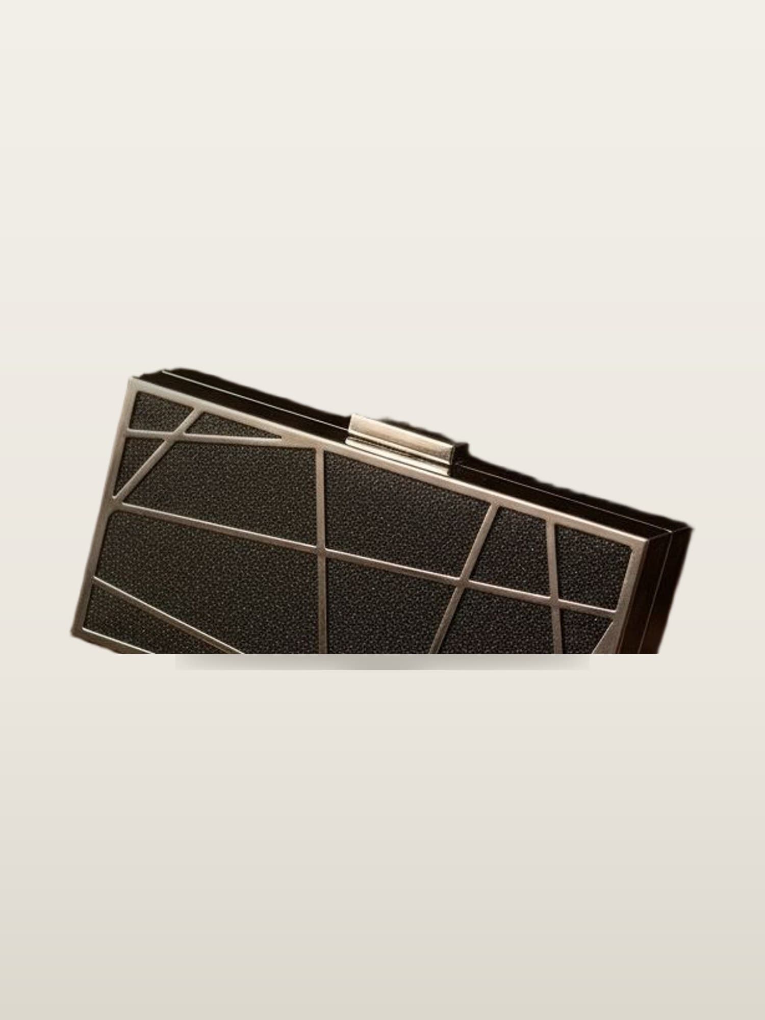 Charcoal Crystal Clutch