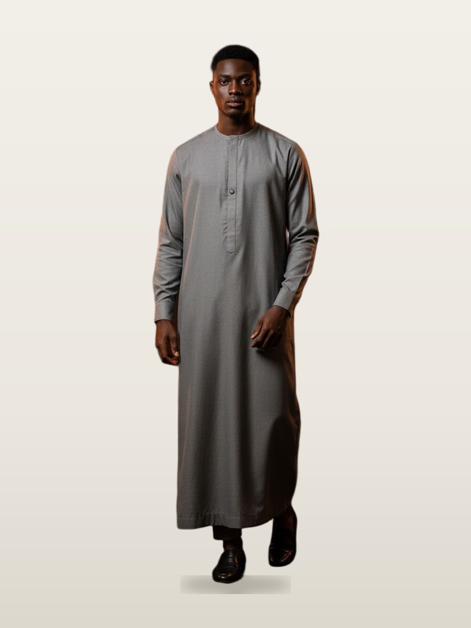 Grey Long Kaftan