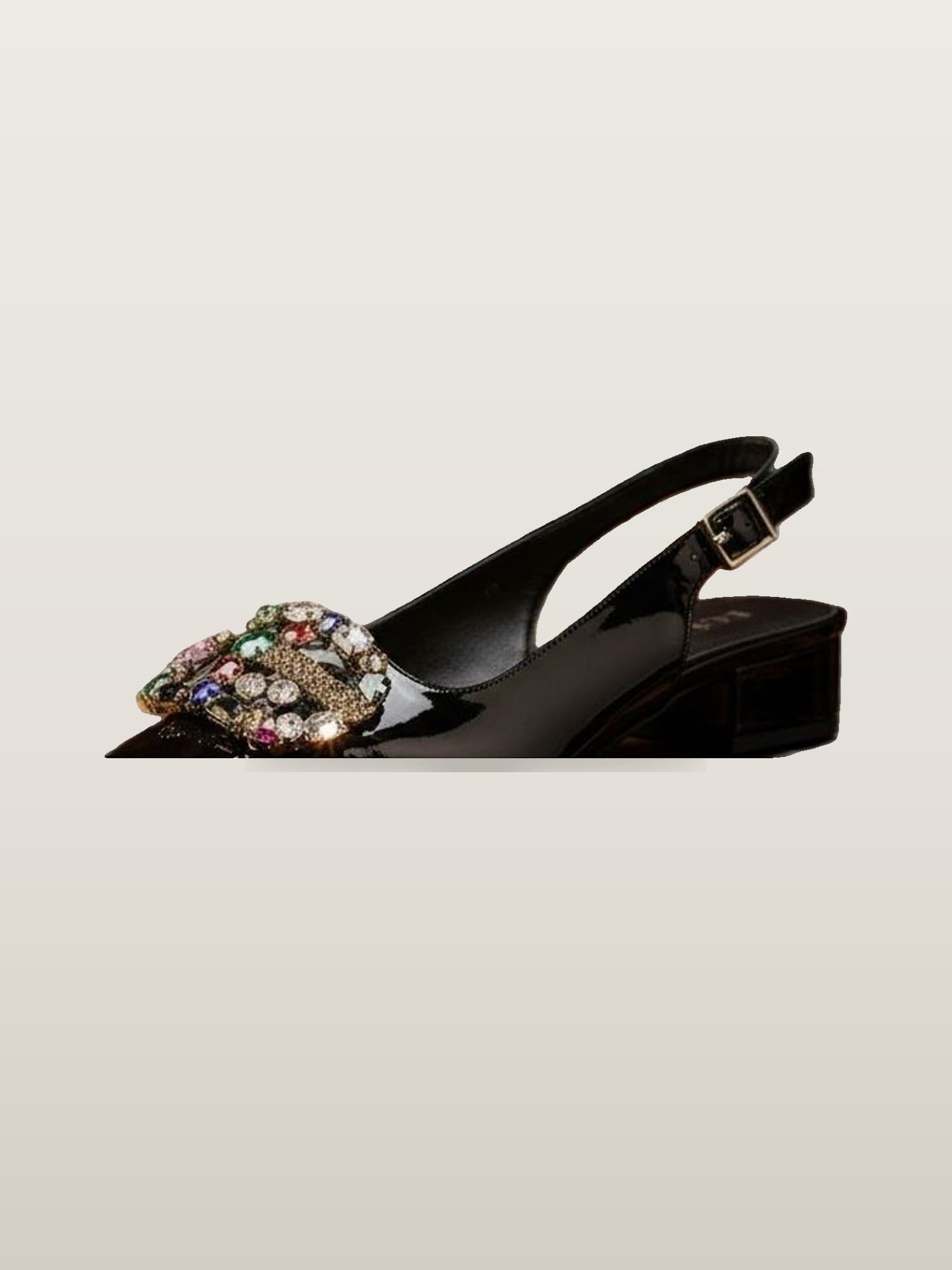 Black Jewel Slingback