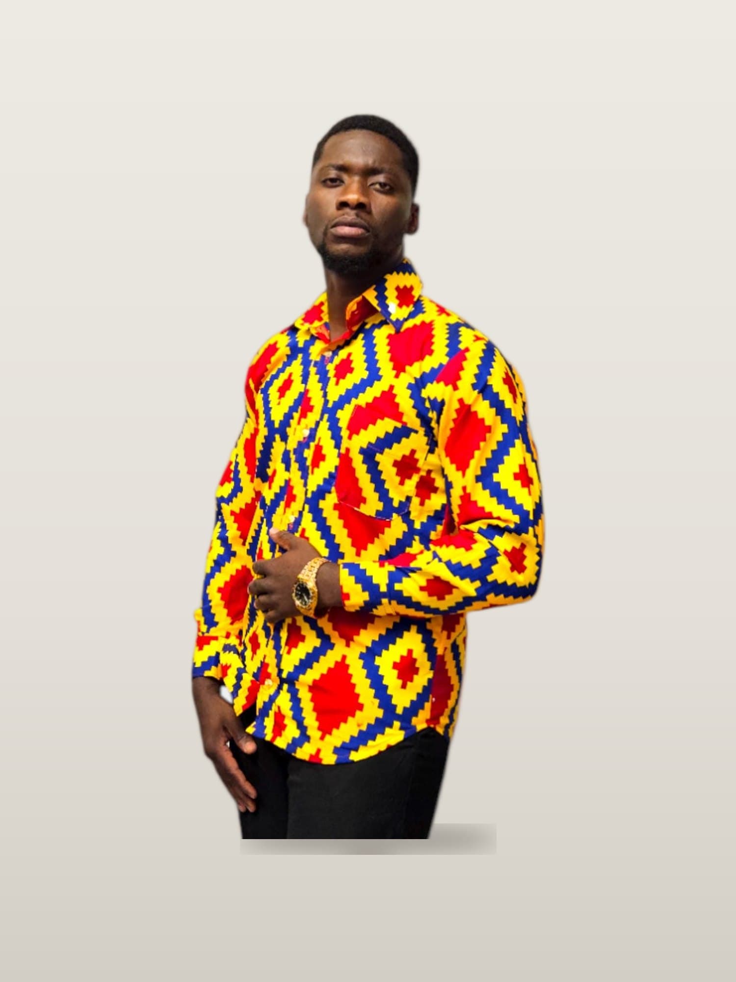 Men's Ankara Print Shirt