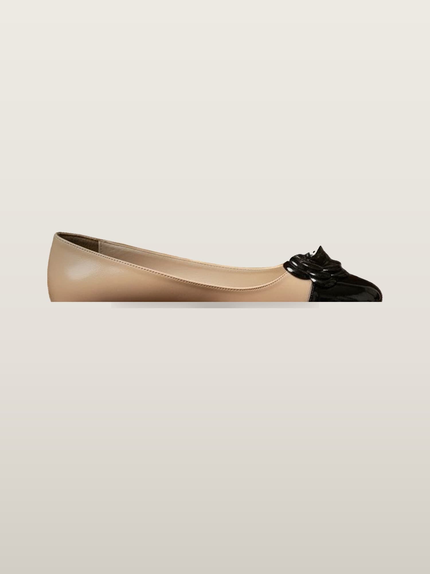 Nude Bow Ballet Flat