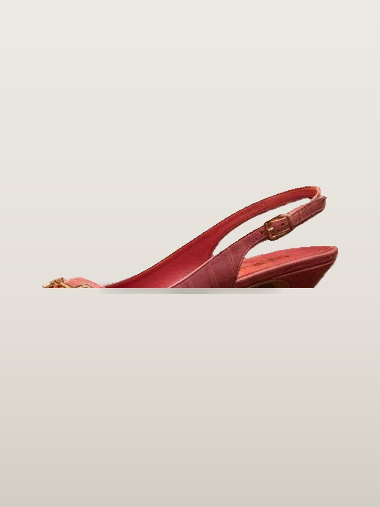 Red Gem Slingback