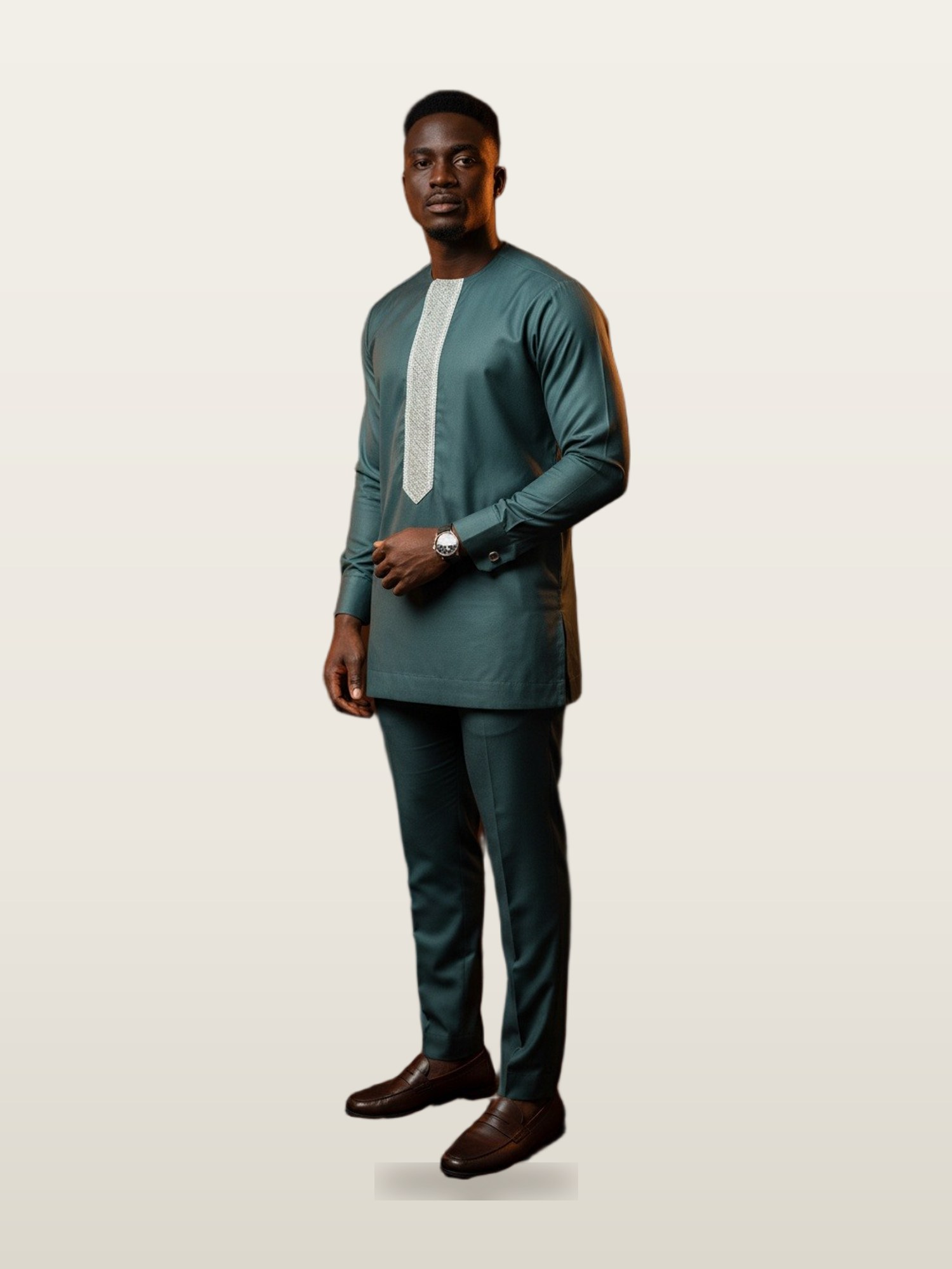 Teal Two-Piece Senator