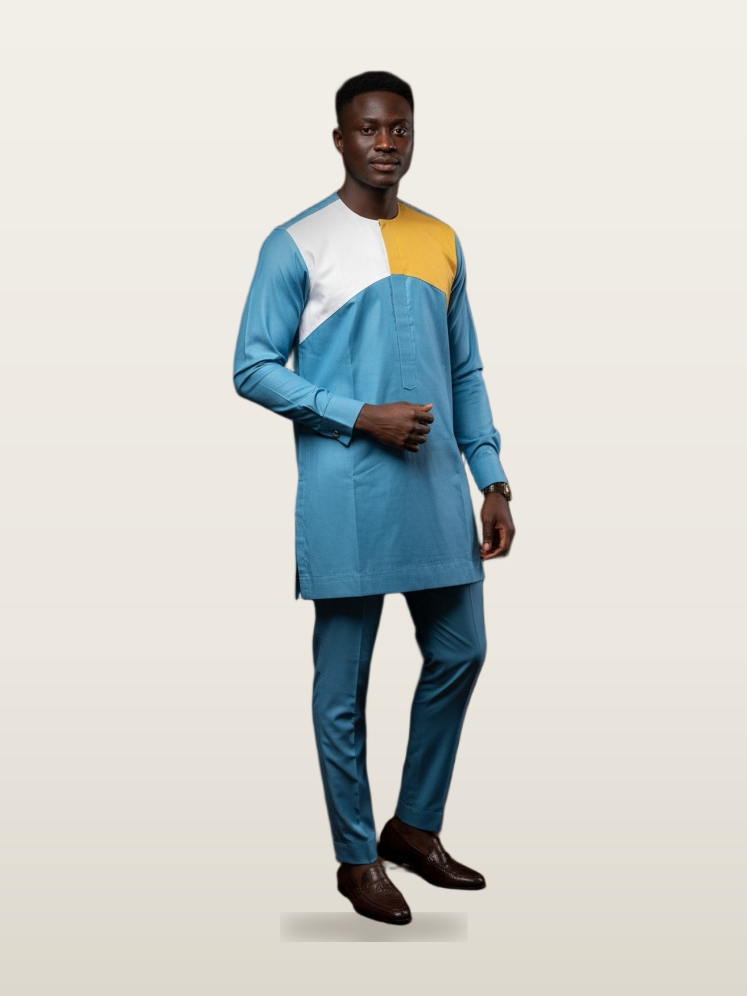 Teal Colourblock Senator