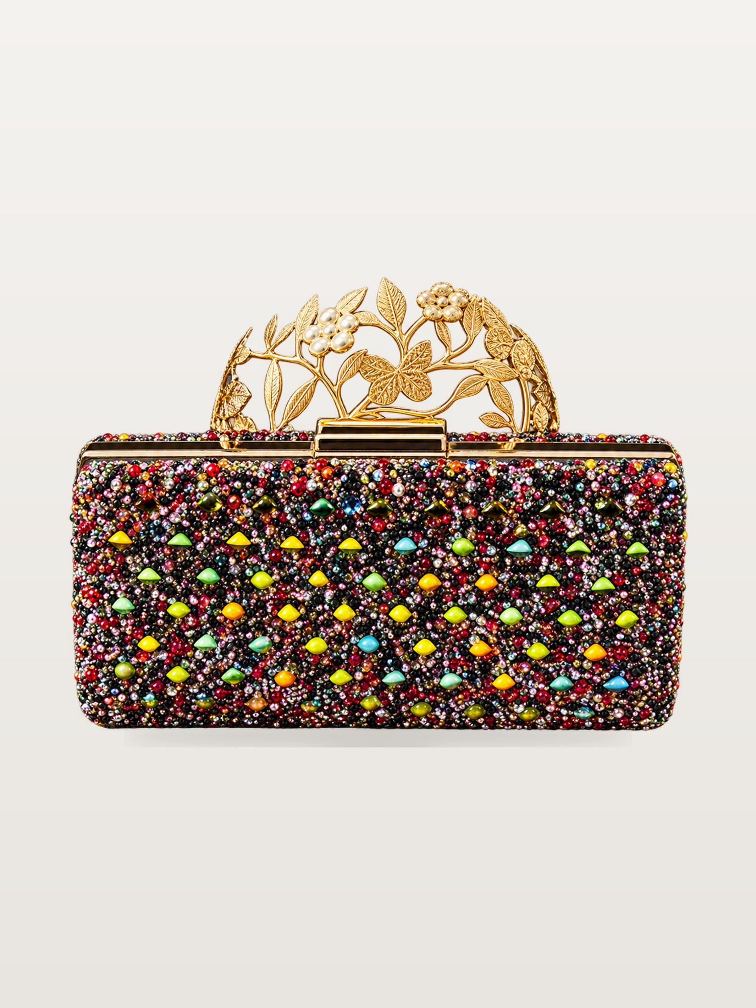 Confetti Beaded Clutch