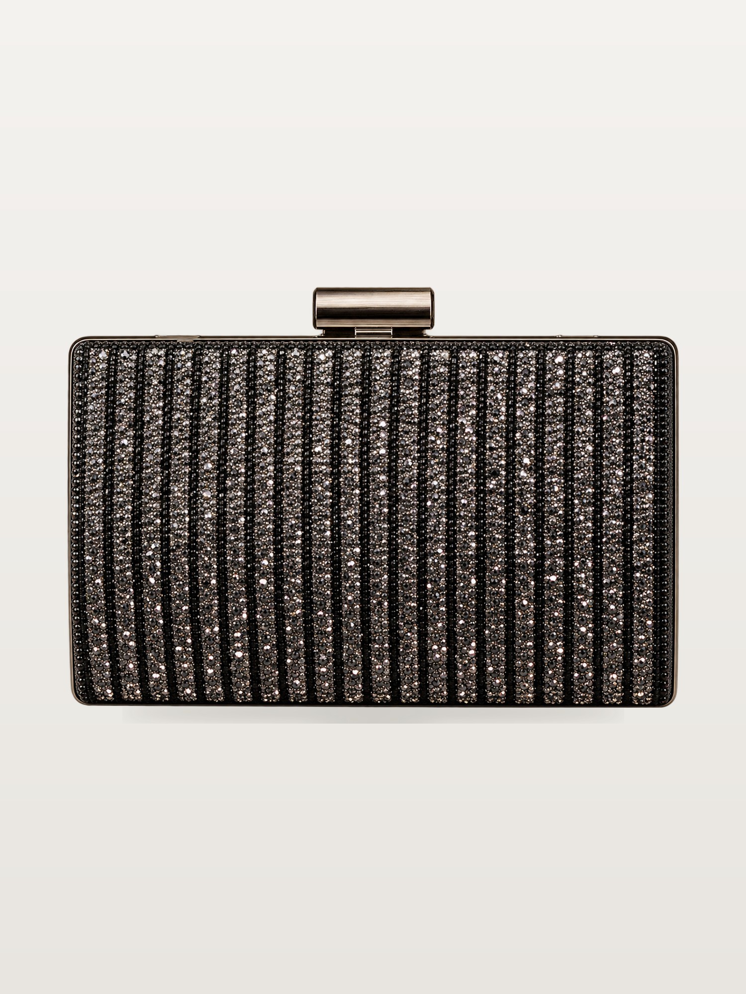 Black Beaded Clutch