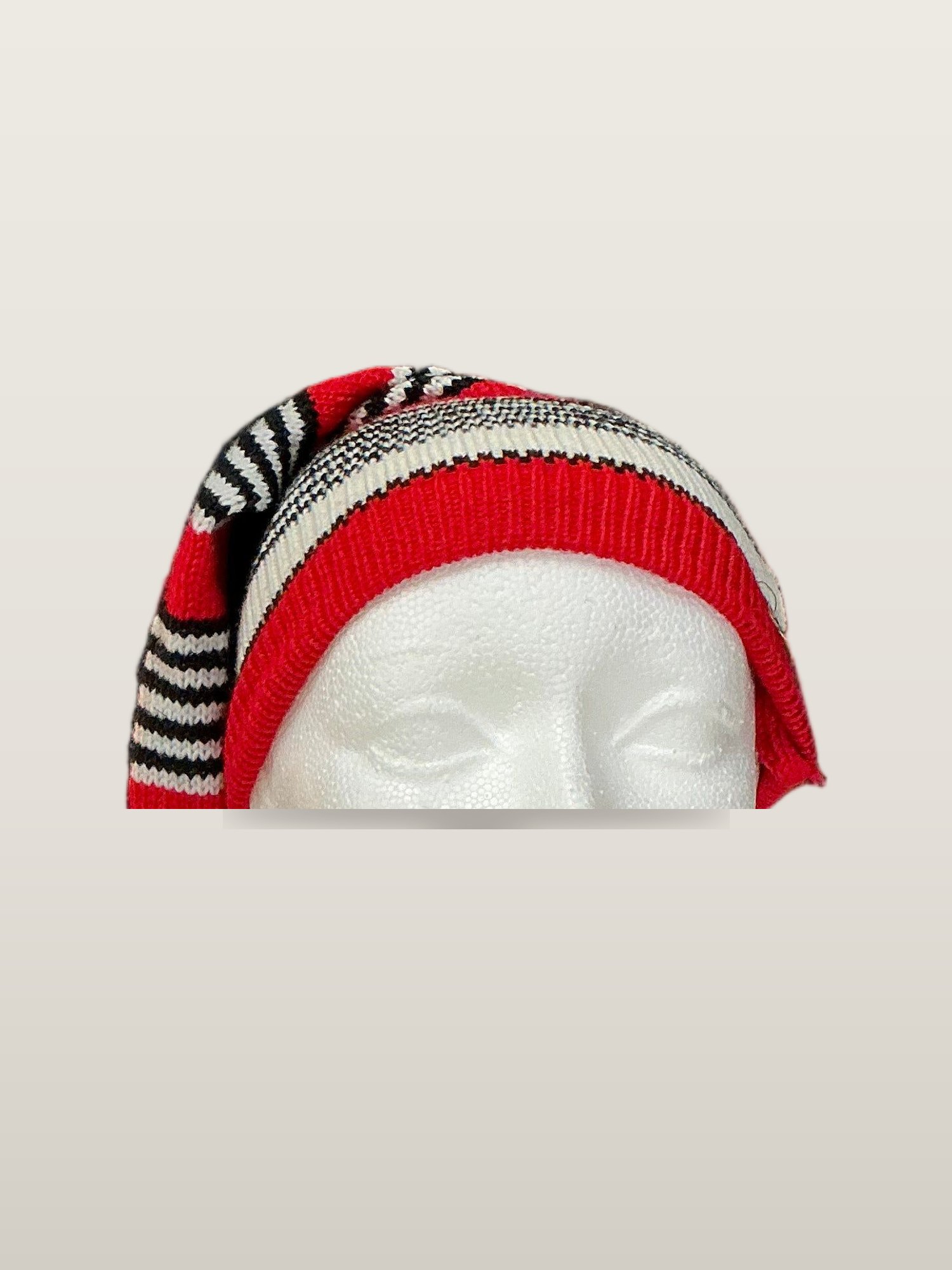 Knit Tassel Cap
