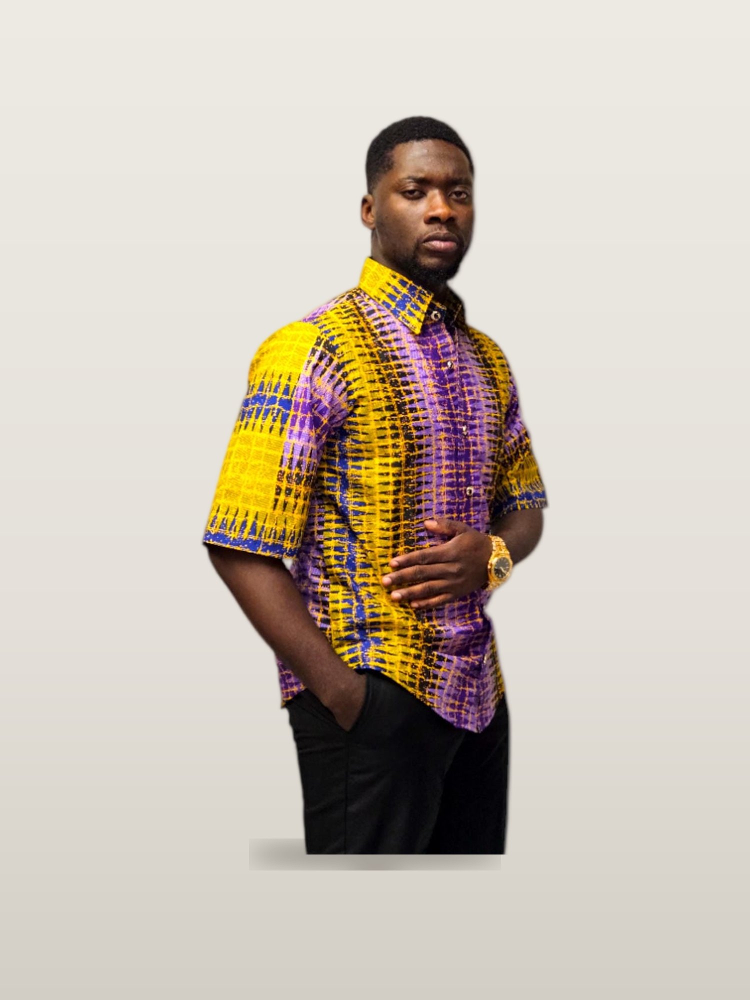 Men's Ankara Print Shirt