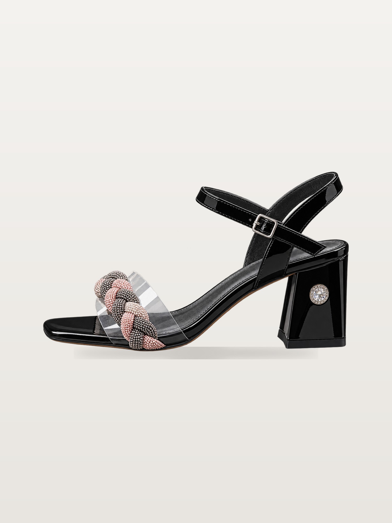 Black Ankle-Strap Heel