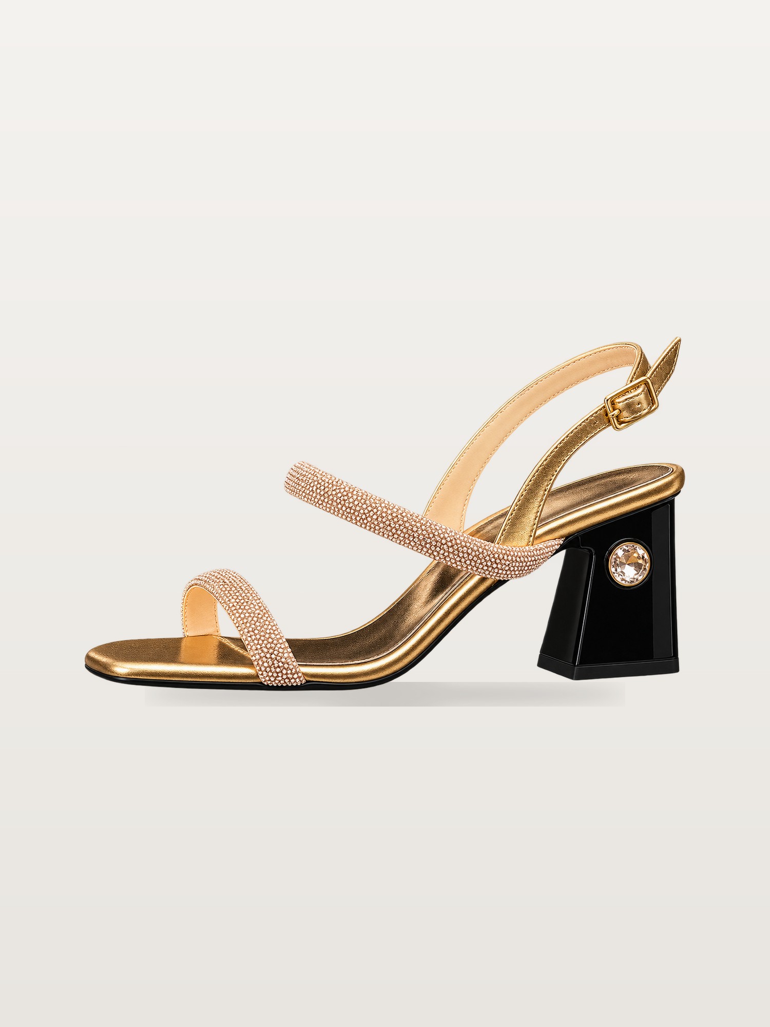 Nude Slingback Kitten Heel