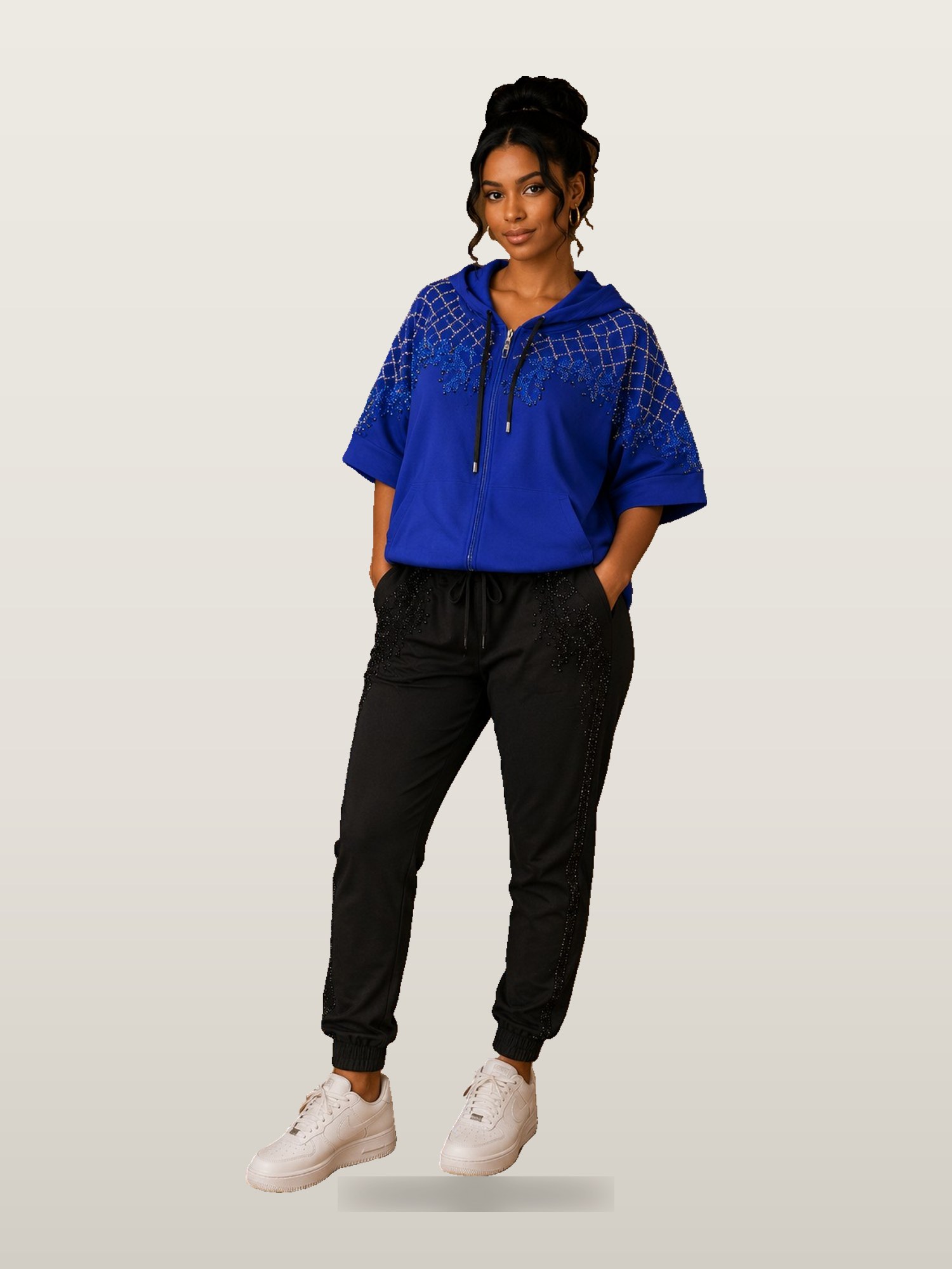Women’s Royal Blue Hooded Top & Joggers